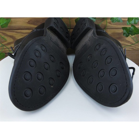 Bostonian Sz 12 Derby Oxfords Black Leather Men Lace Up Medium (D, M) - Picture 10 of 10